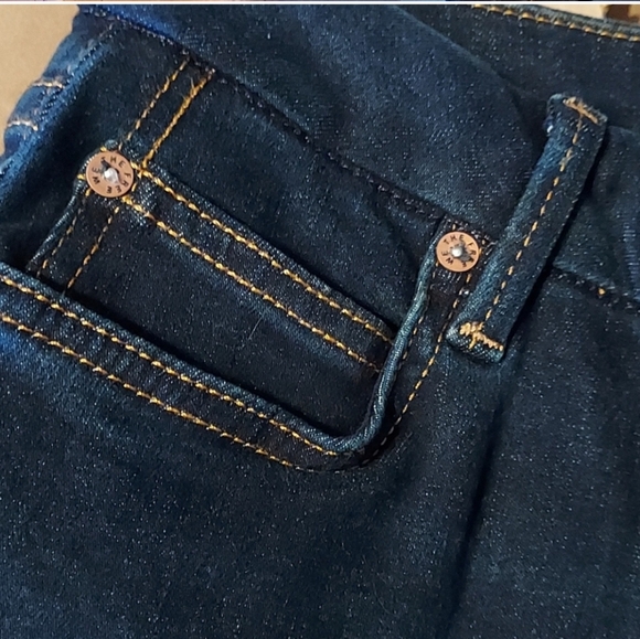 🆕️ Free People High Waist Skinny Jeans. Dark Blue Wash. NWT - Picture 4 of 11